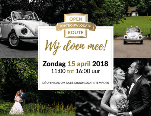 15 april | Open Top trouwlocatie Route
